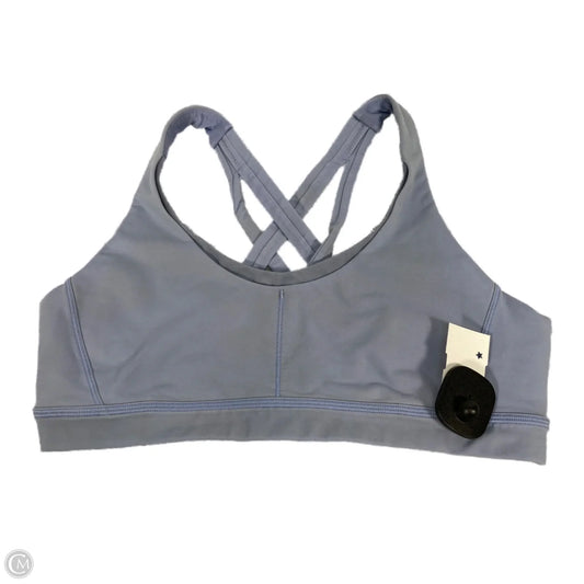 Athletic Bra By Lululemon In Blue, Size: M