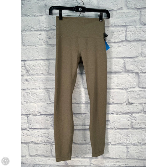 Athletic Leggings By Lululemon In Green, Size: S