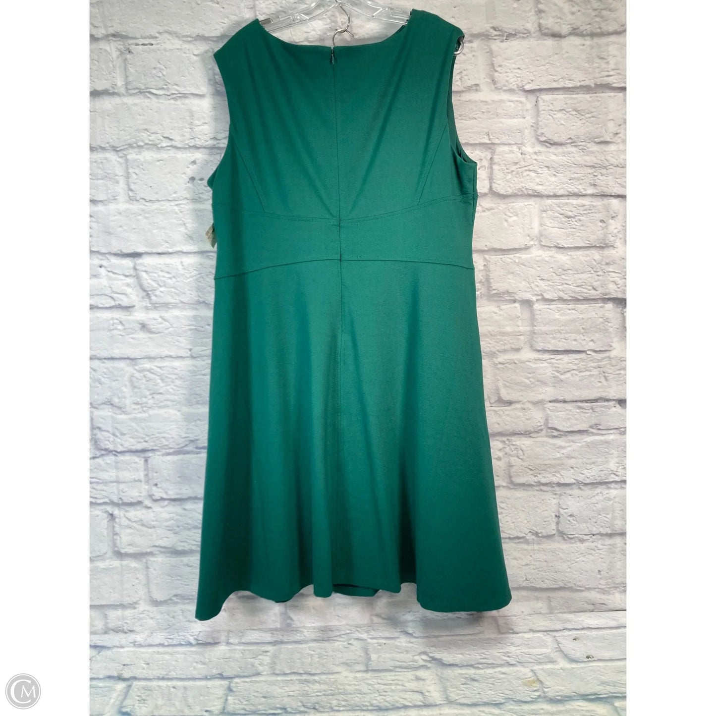Dress Casual Midi By Talbots In Green, Size: 14p