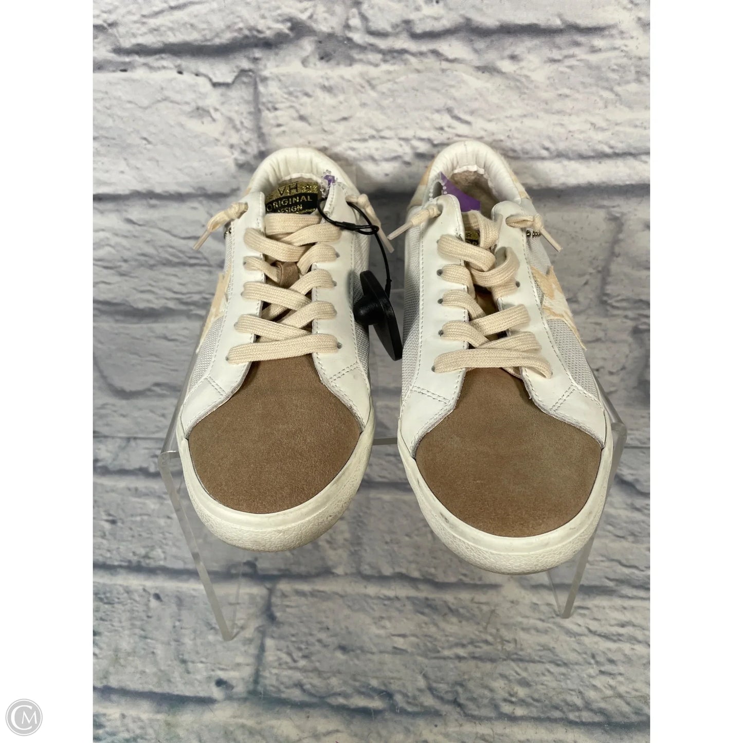Shoes Sneakers By Vintage Havana In Cream & Tan, Size: 11