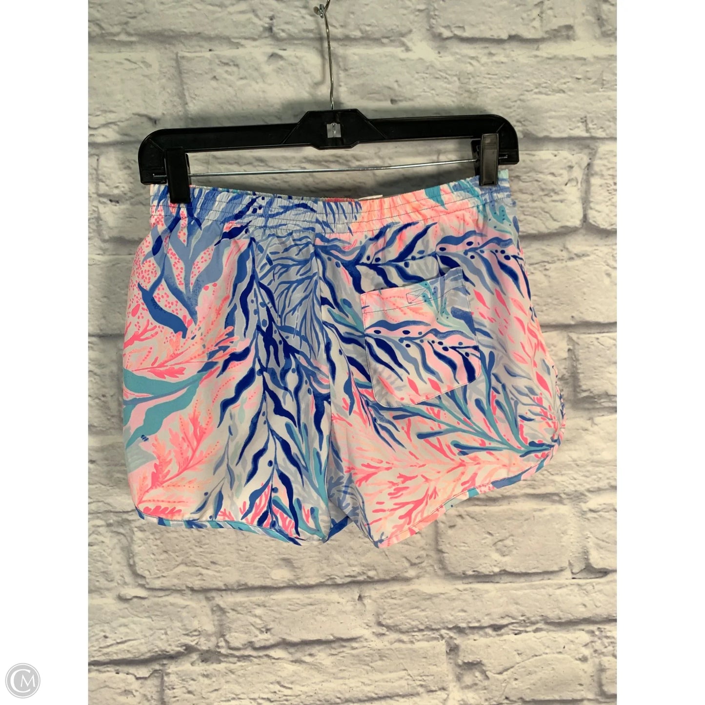 Shorts Designer By Lilly Pulitzer In Blue & Pink, Size: M