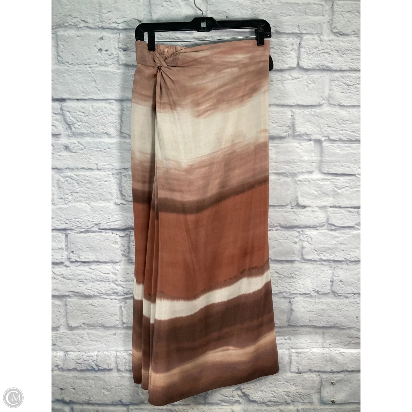 Skirt Maxi By Poetry In Cream & Tan, Size: 8