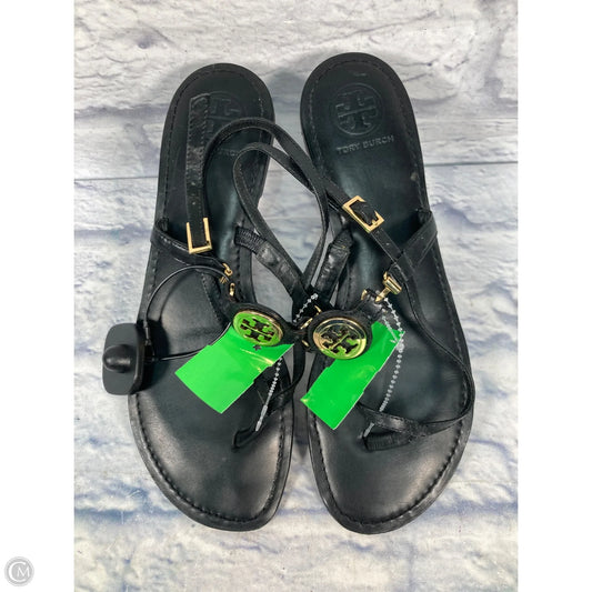 Sandals Designer By Tory Burch In Black, Size: 10
