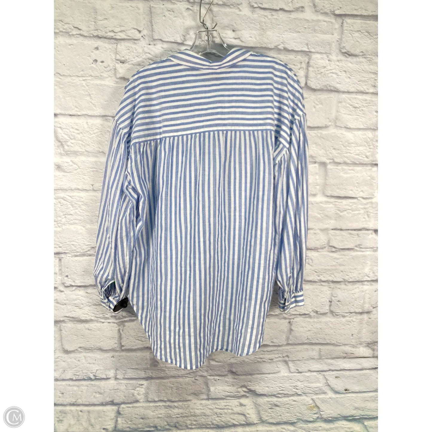 Tunic Long Sleeve By Rails In Blue & White, Size: Xs