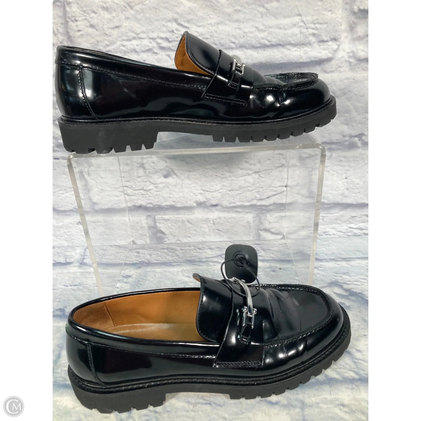 Shoes Flats By Clothes Mentor In Black, Size: 9.5