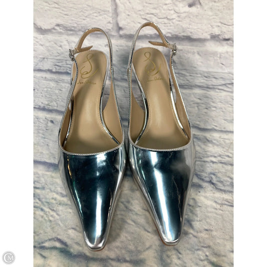 Shoes Heels Kitten By Sam Edelman In Silver, Size: 8