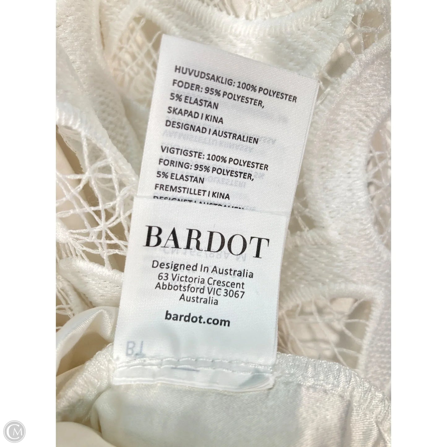 Dress Party Midi By Bardot In White, Size: S