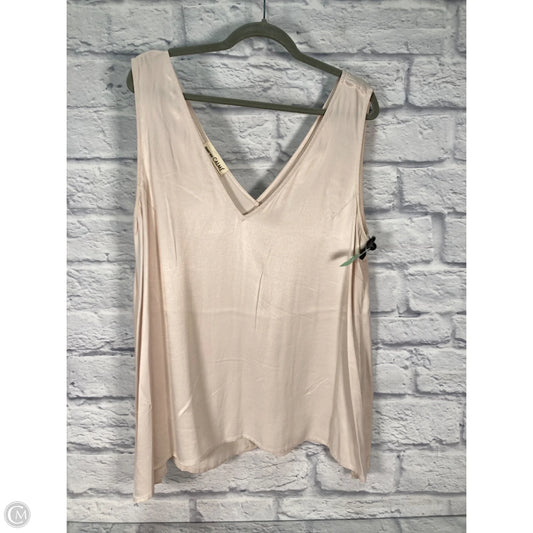 Blouse Sleeveless By Johnny Was In Pink, Size: L