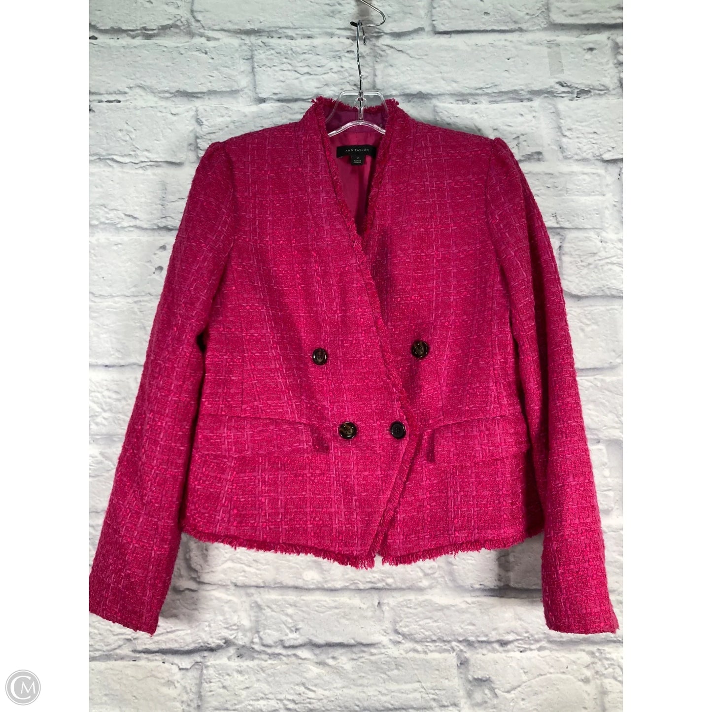 Blazer By Ann Taylor In Pink, Size: Xs
