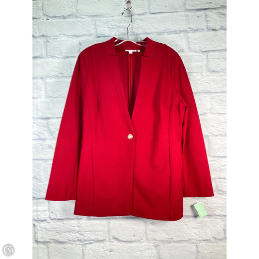 Blazer By Chicos In Red, Size: L