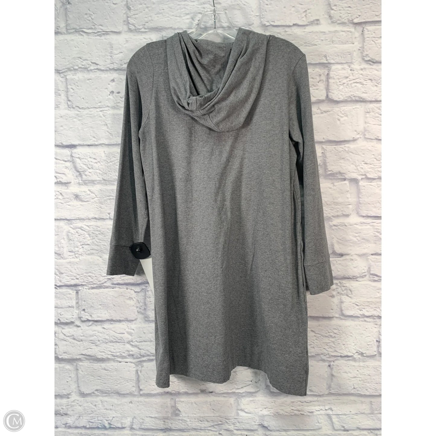 Dress Casual Short By Eileen Fisher In Grey, Size: Mp