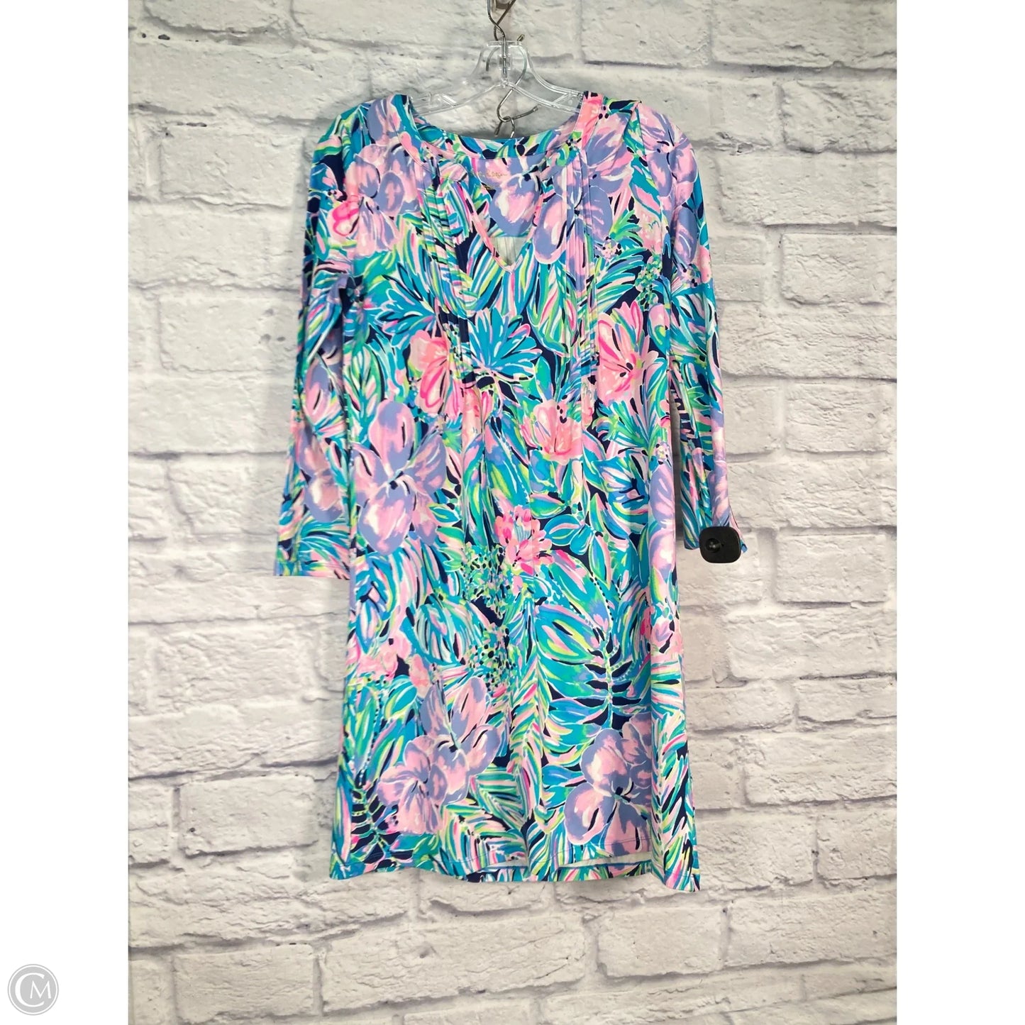 Dress Designer By Lilly Pulitzer In Blue & Pink, Size: S