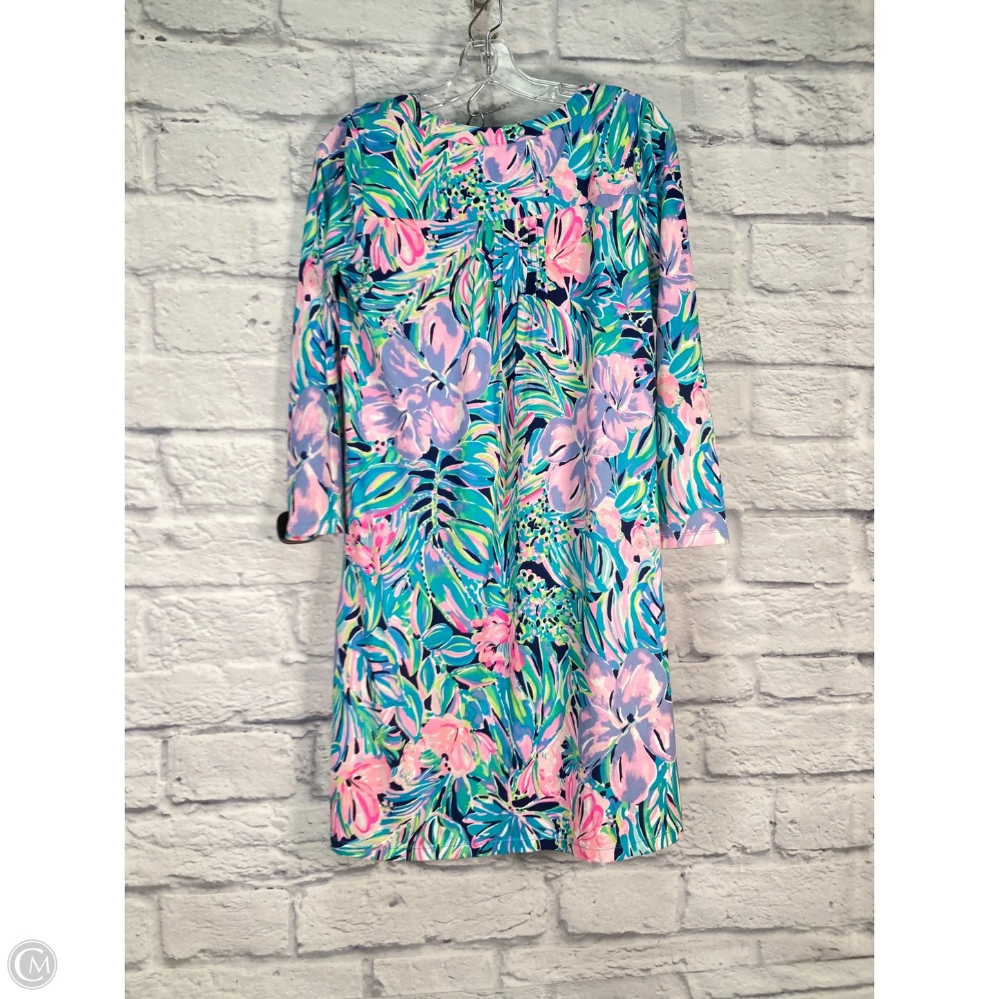 Dress Designer By Lilly Pulitzer In Blue & Pink, Size: S