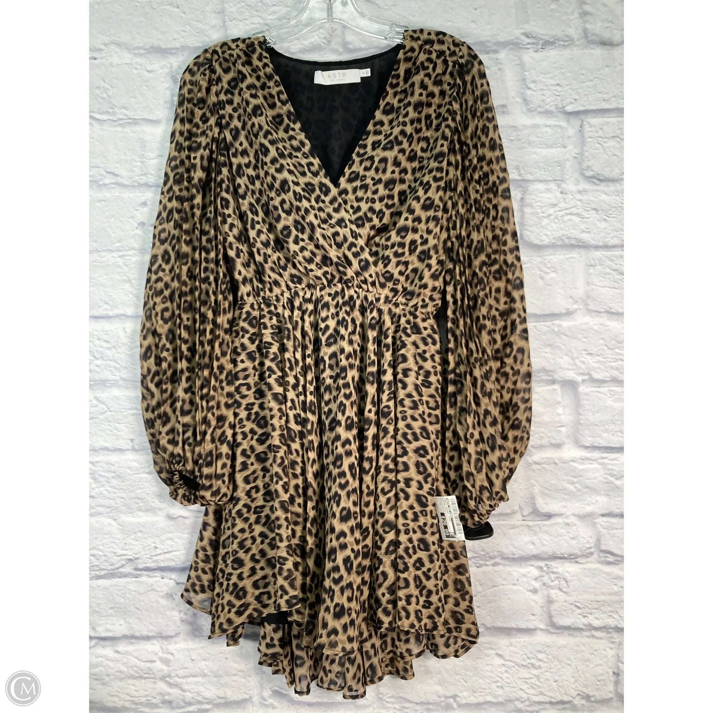 Dress Casual Short By Astr The Label In Animal Print, Size: S