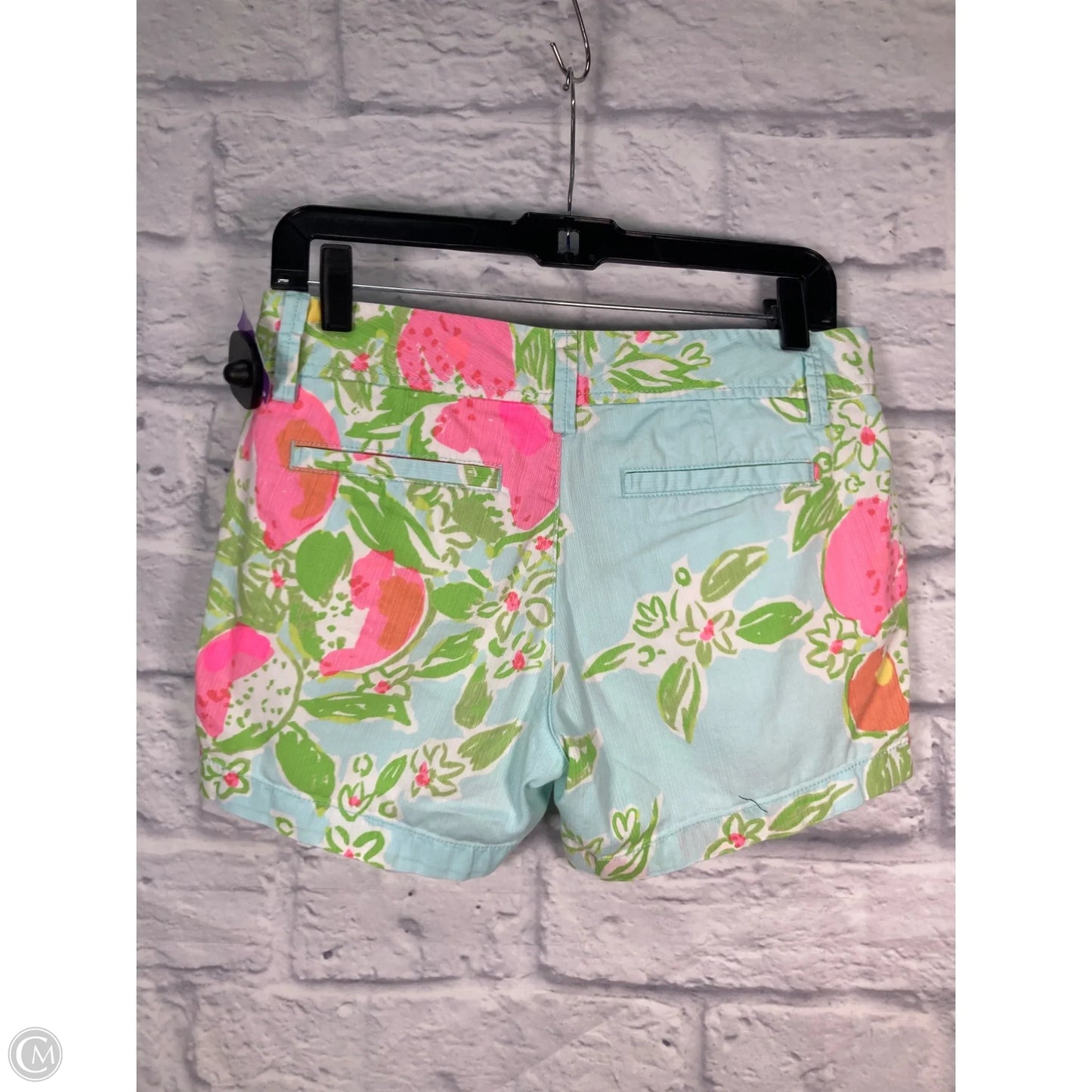 Shorts Designer By Lilly Pulitzer In Blue & Pink, Size: 2