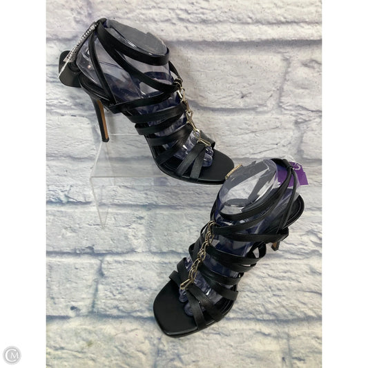Sandals Heels Stiletto By Vince Camuto In Black, Size: 8.5