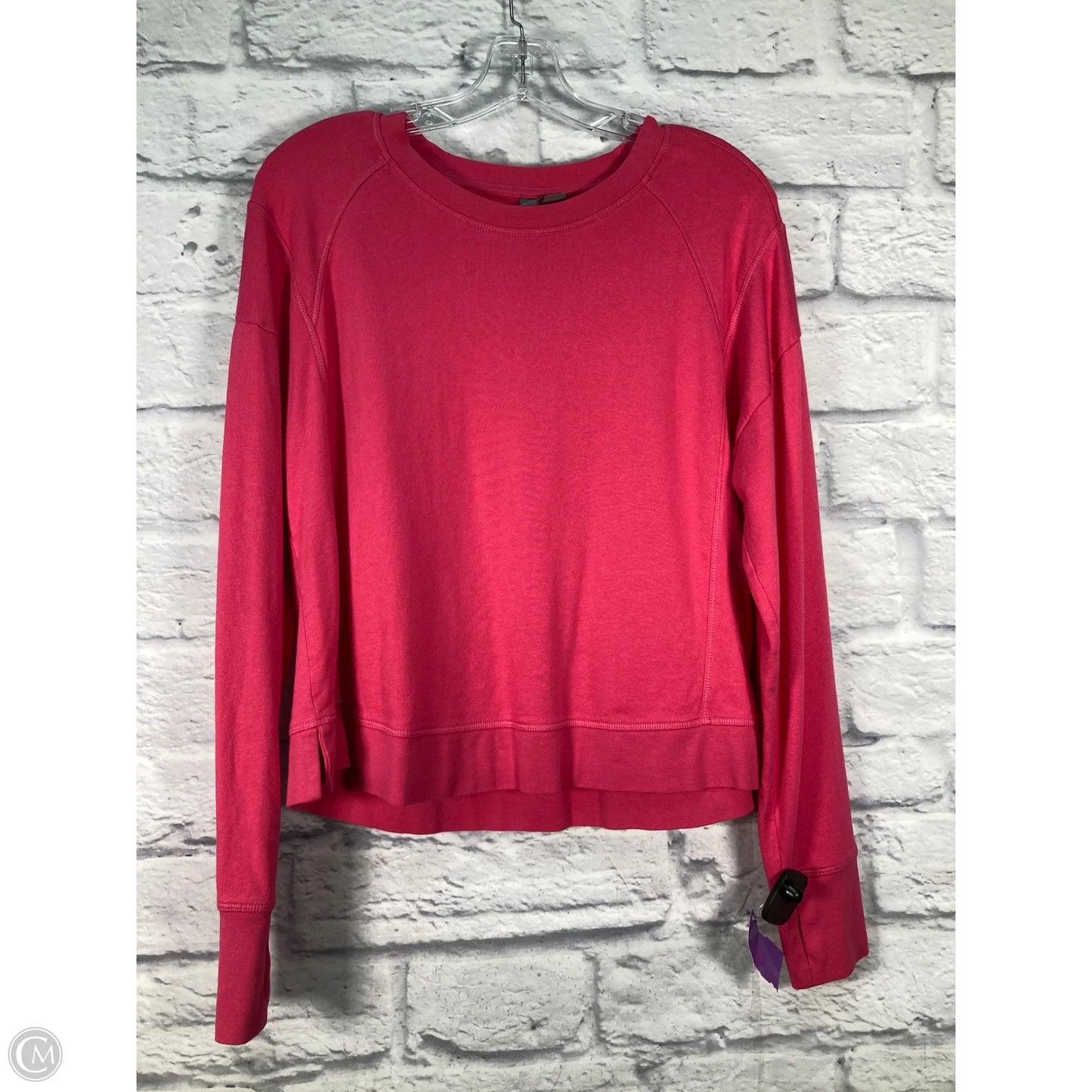 Athletic Sweatshirt Crewneck By Sweaty Betty In Pink, Size: M