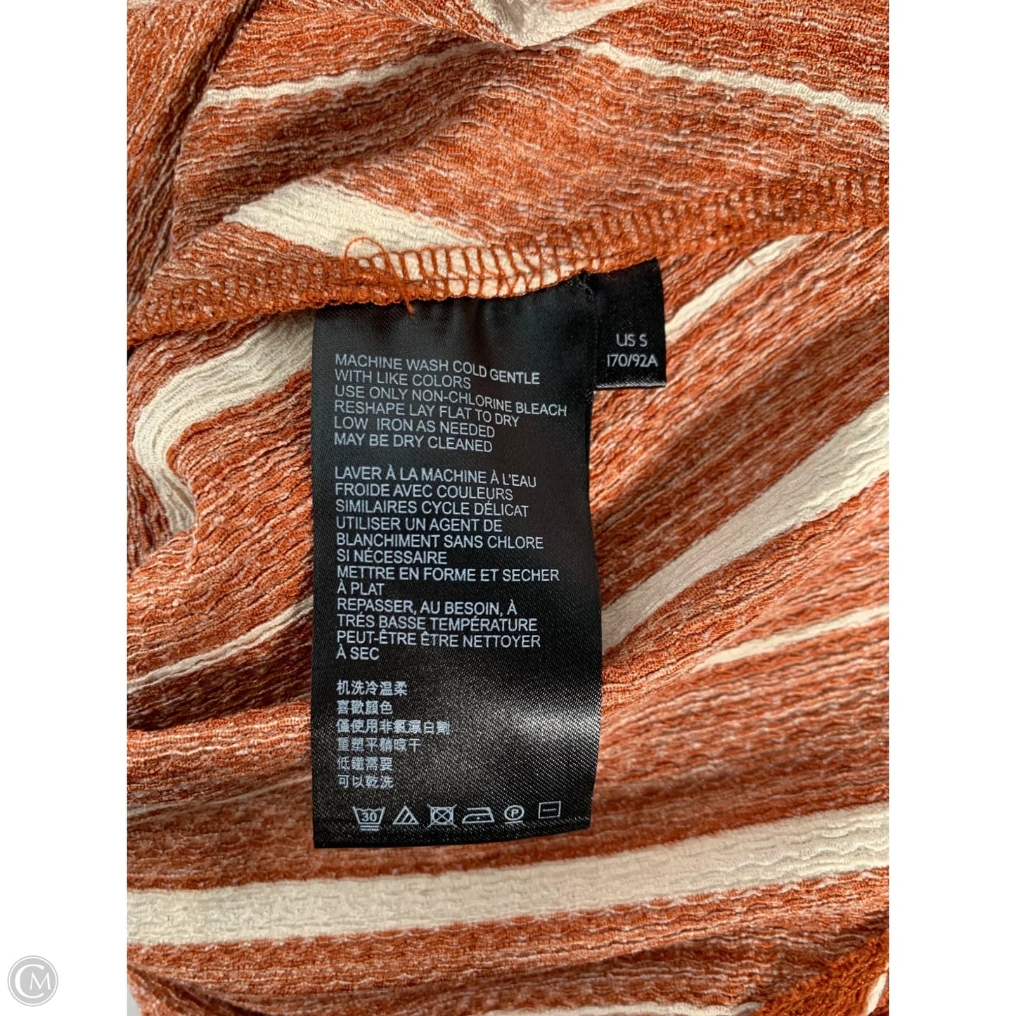 Top Short Sleeve By Anthropologie In Brown, Size: S