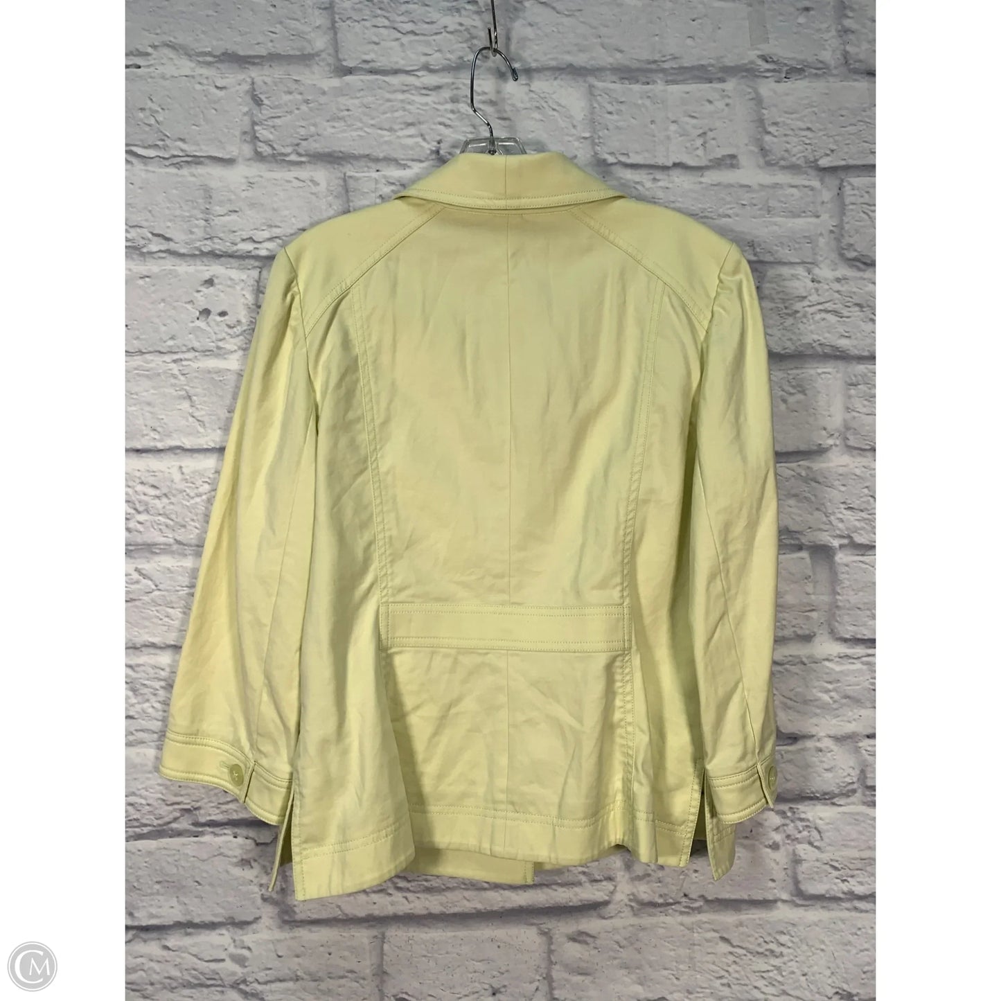 Blazer Designer By Neiman Marcus In Yellow, Size: L