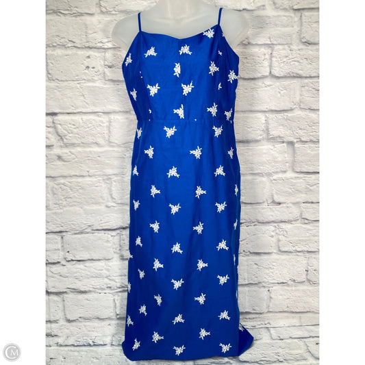 Dress Party Midi By J. Crew In Blue, Size: Xs