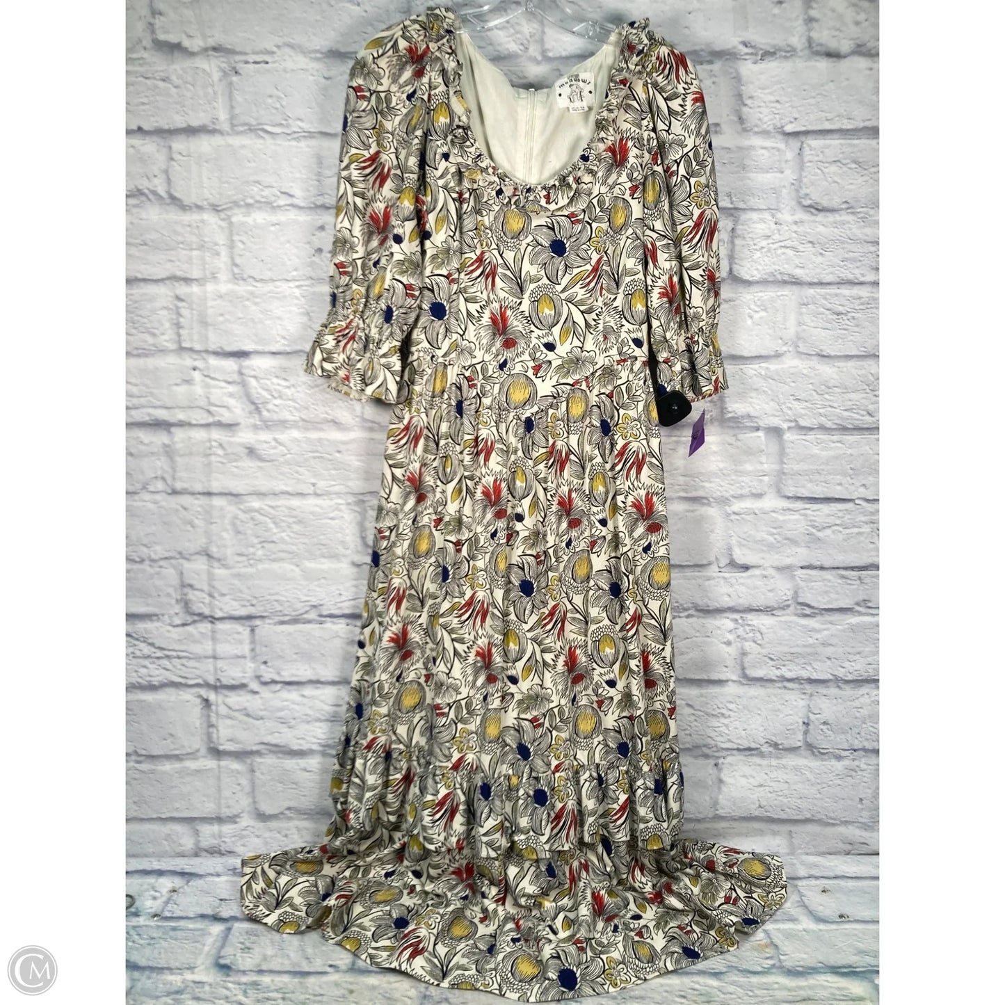 Dress Casual Maxi By Clothes Mentor In Black & Cream, Size: S
