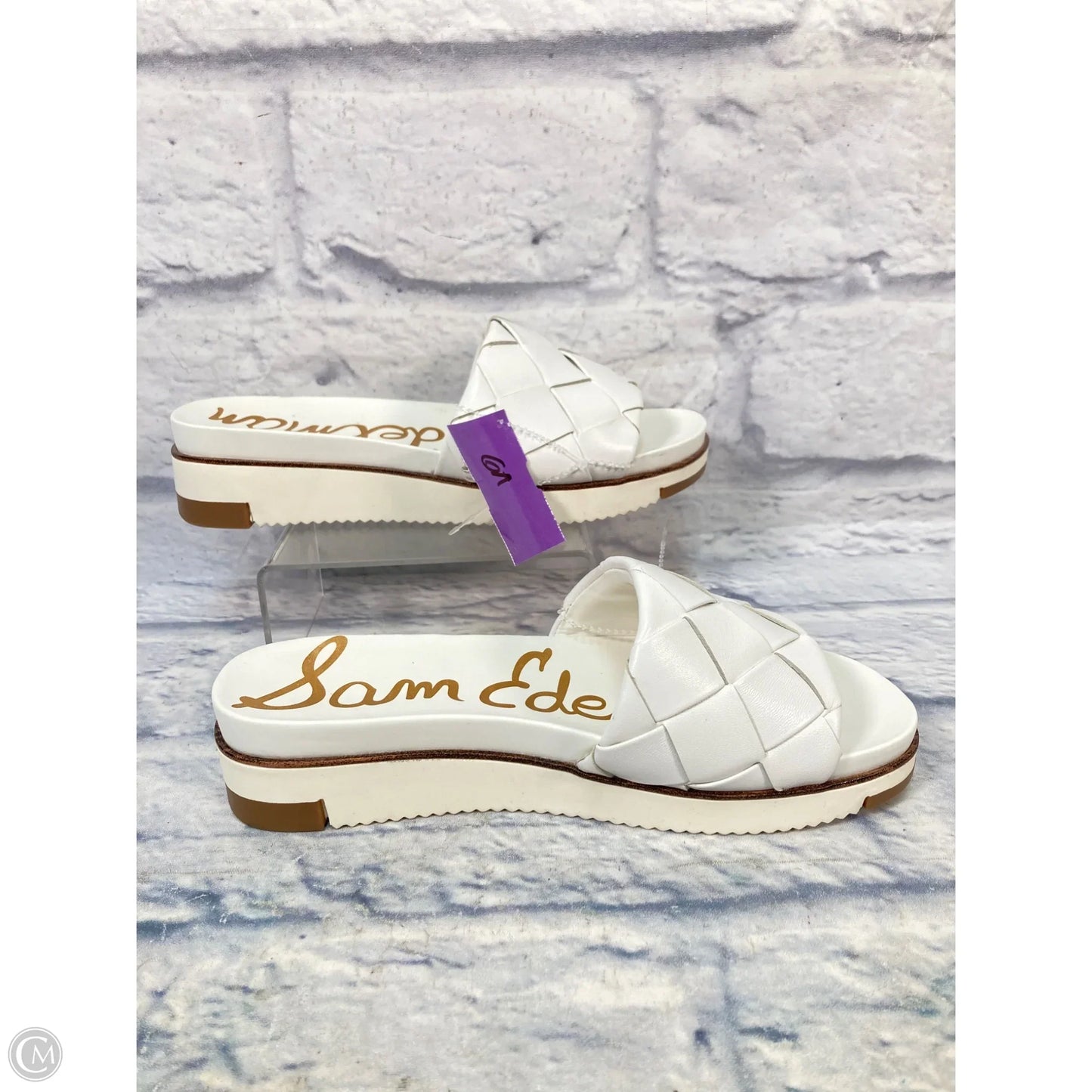 Sandals Heels Platform By Sam Edelman In White, Size: 6.5