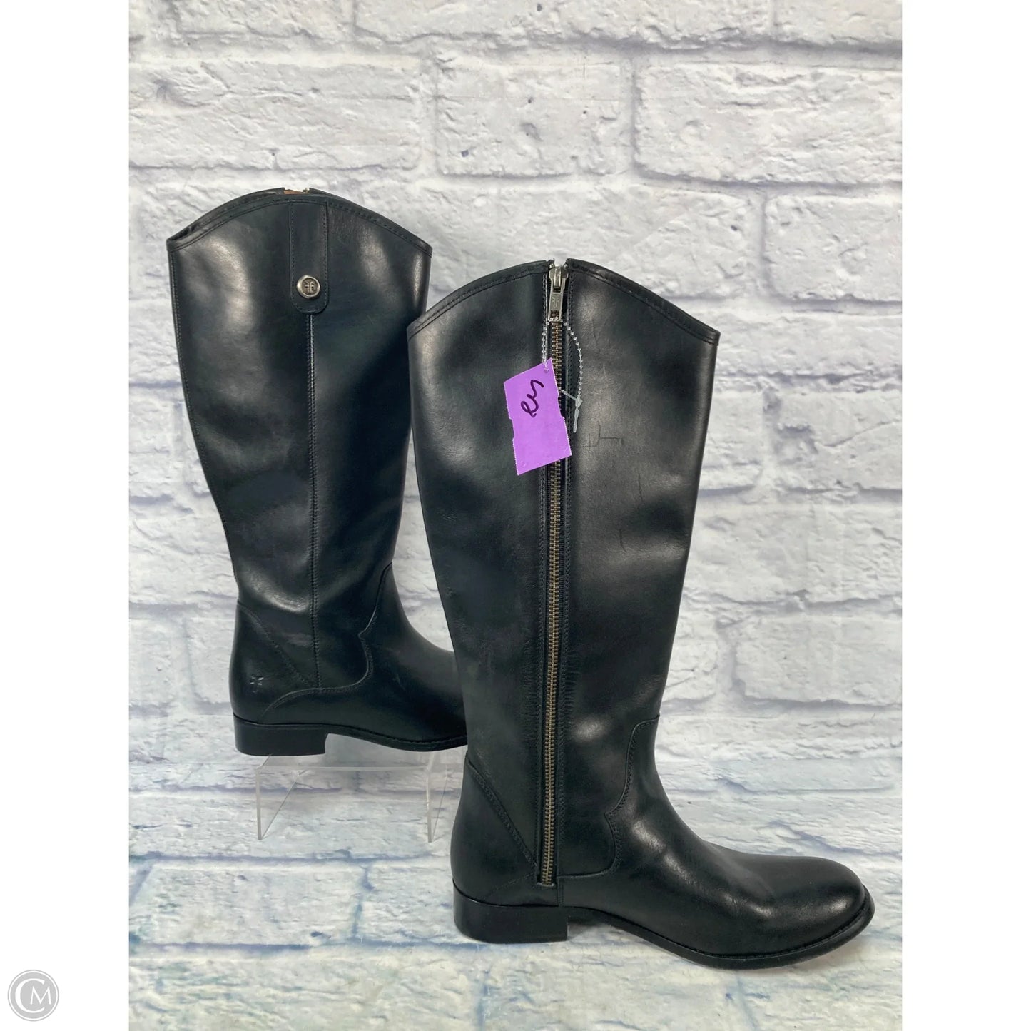 Boots Designer By Frye In Black, Size: 8.5