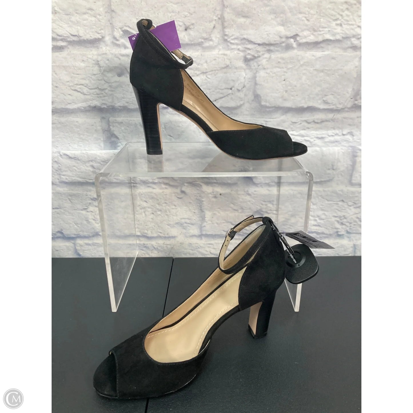Shoes Heels Block By Johnston & Murphy In Black, Size: 7.5