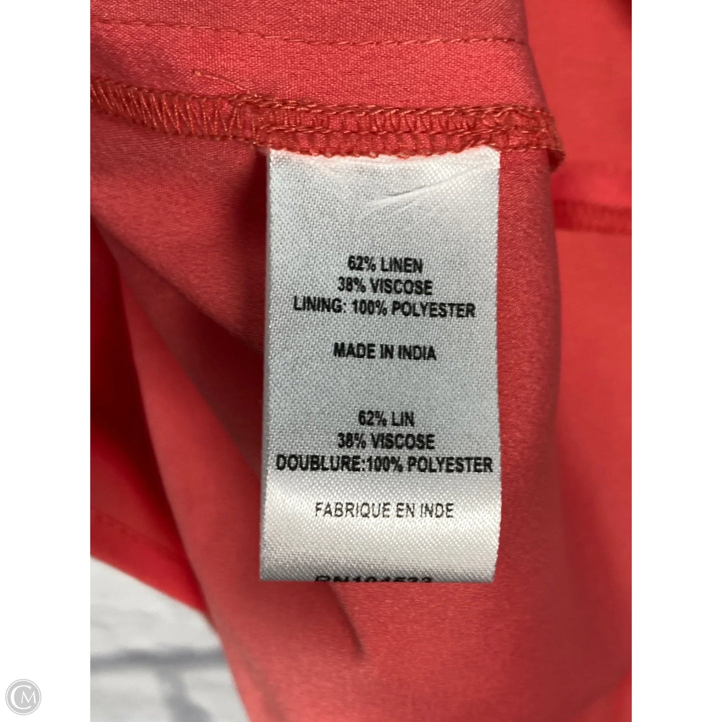 Dress Casual Short By Nanette Lepore In Coral, Size: S