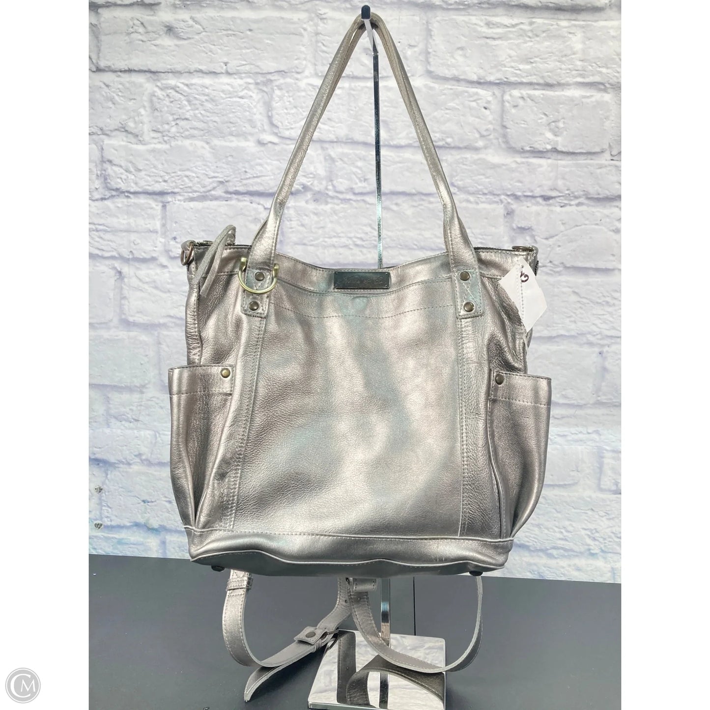 Handbag Leather By Clothes Mentor, Size: Large
