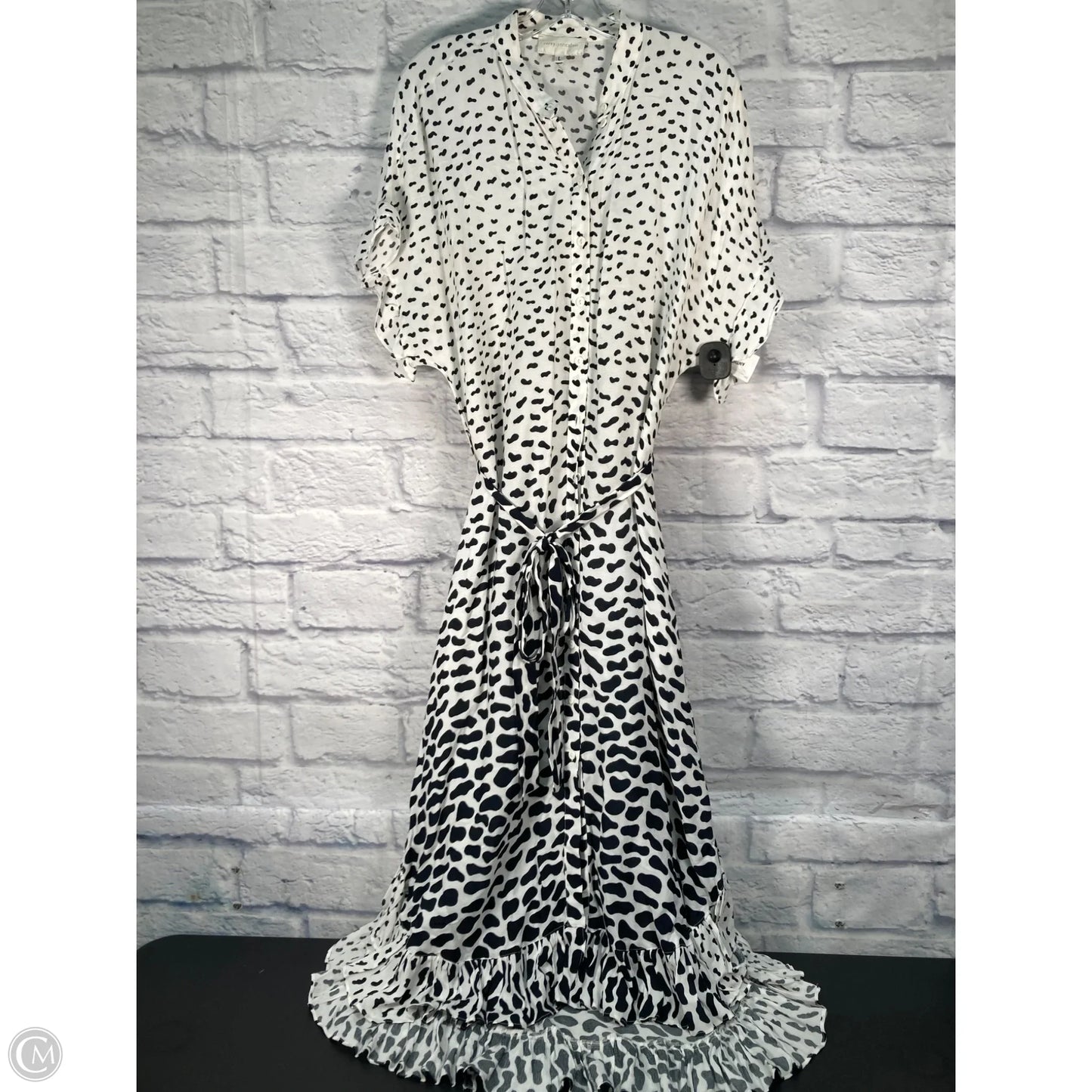 Dress Casual Maxi By Corey Lynn Calter In Black & White, Size: L