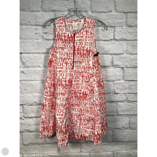 Dress Casual Short By Maeve In Red & White, Size: Xs