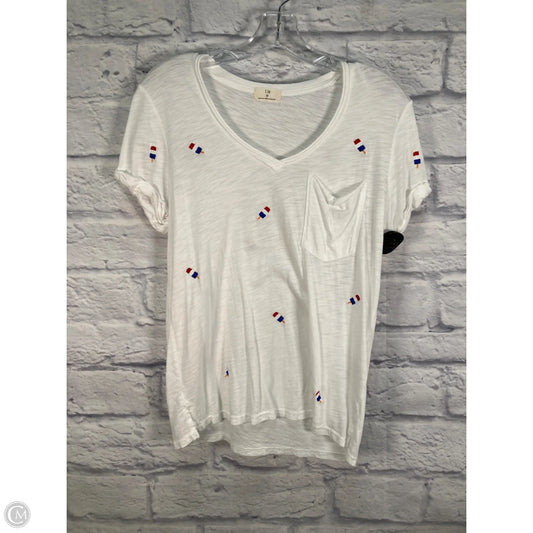 Top Short Sleeve By T.la In White, Size: Xs