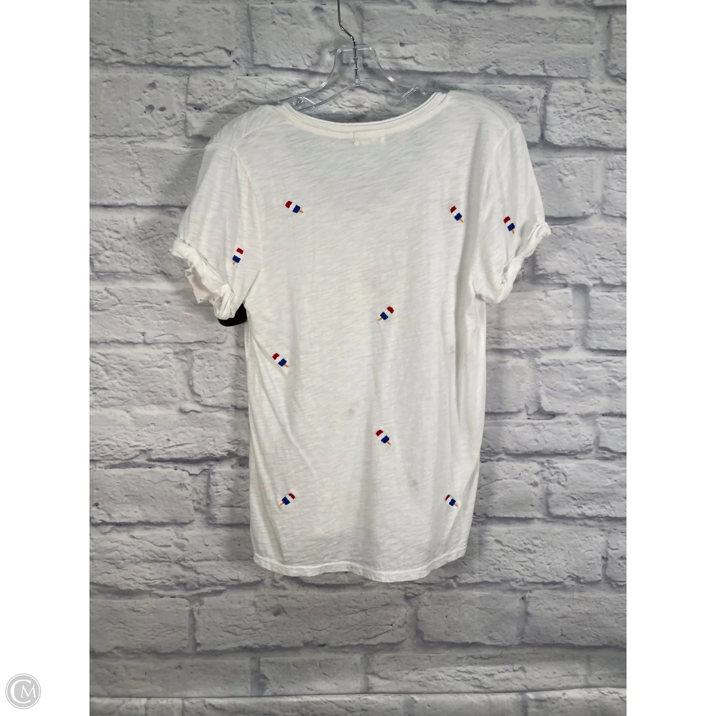 Top Short Sleeve By T.la In White, Size: Xs