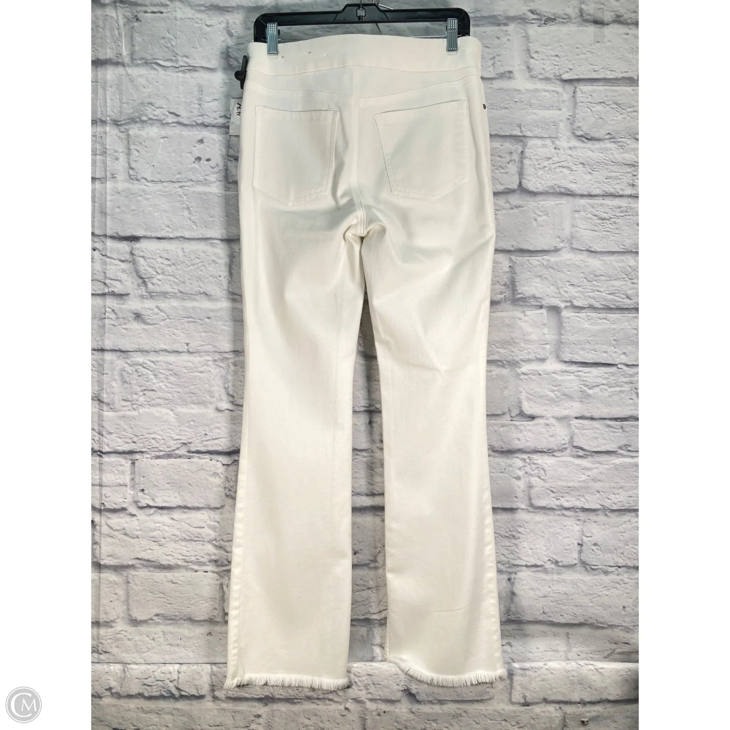 Jeans Boot Cut By Chicos In White Denim, Size: 6