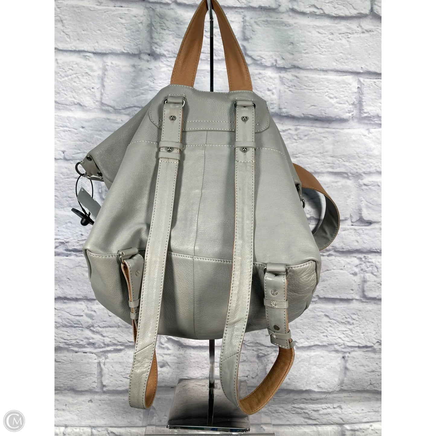 Backpack Leather By Topshop, Size: Large