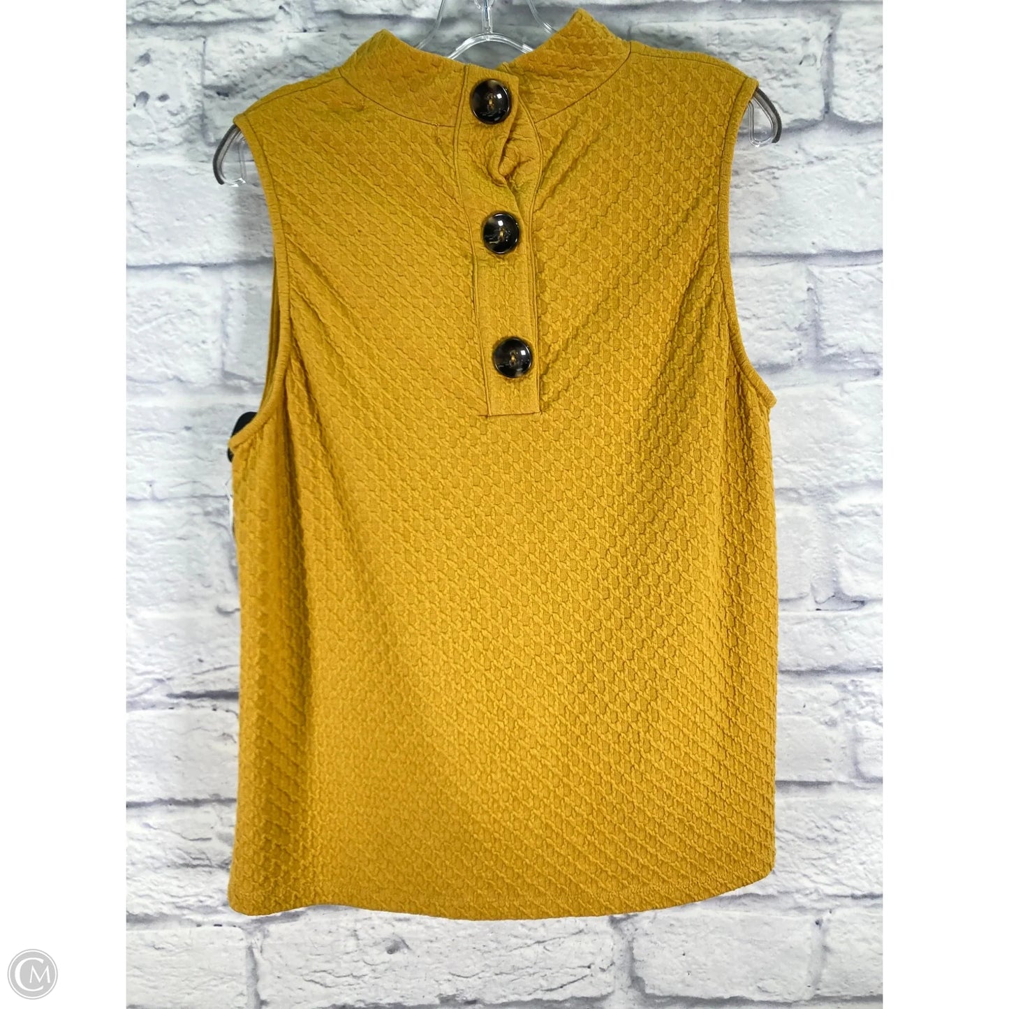 Top Sleeveless By Eri + Ali In Yellow, Size: Xl