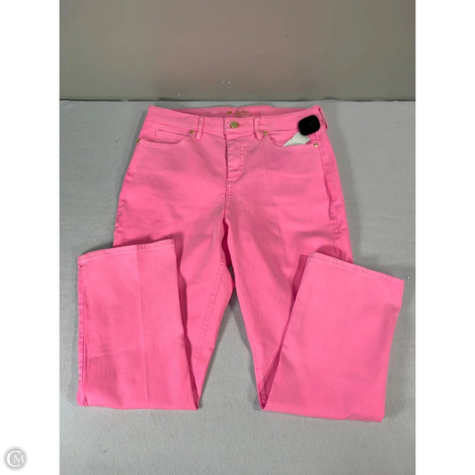 Jeans Designer By Lilly Pulitzer In Pink, Size: 12