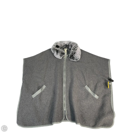 Poncho By Chicos In Grey, Size: M
