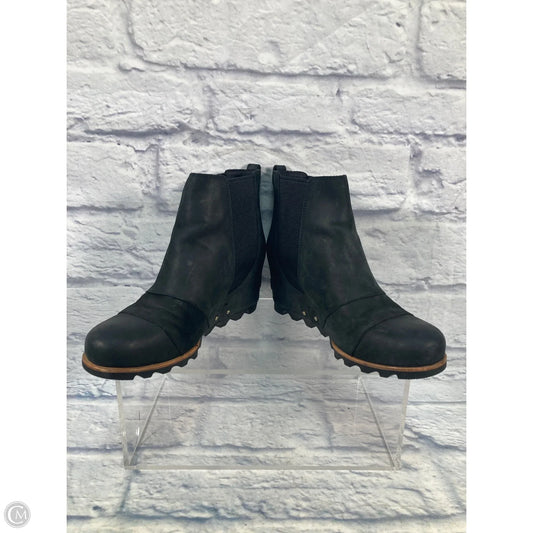 Boots Ankle Heels By Sorel In Black, Size: 10