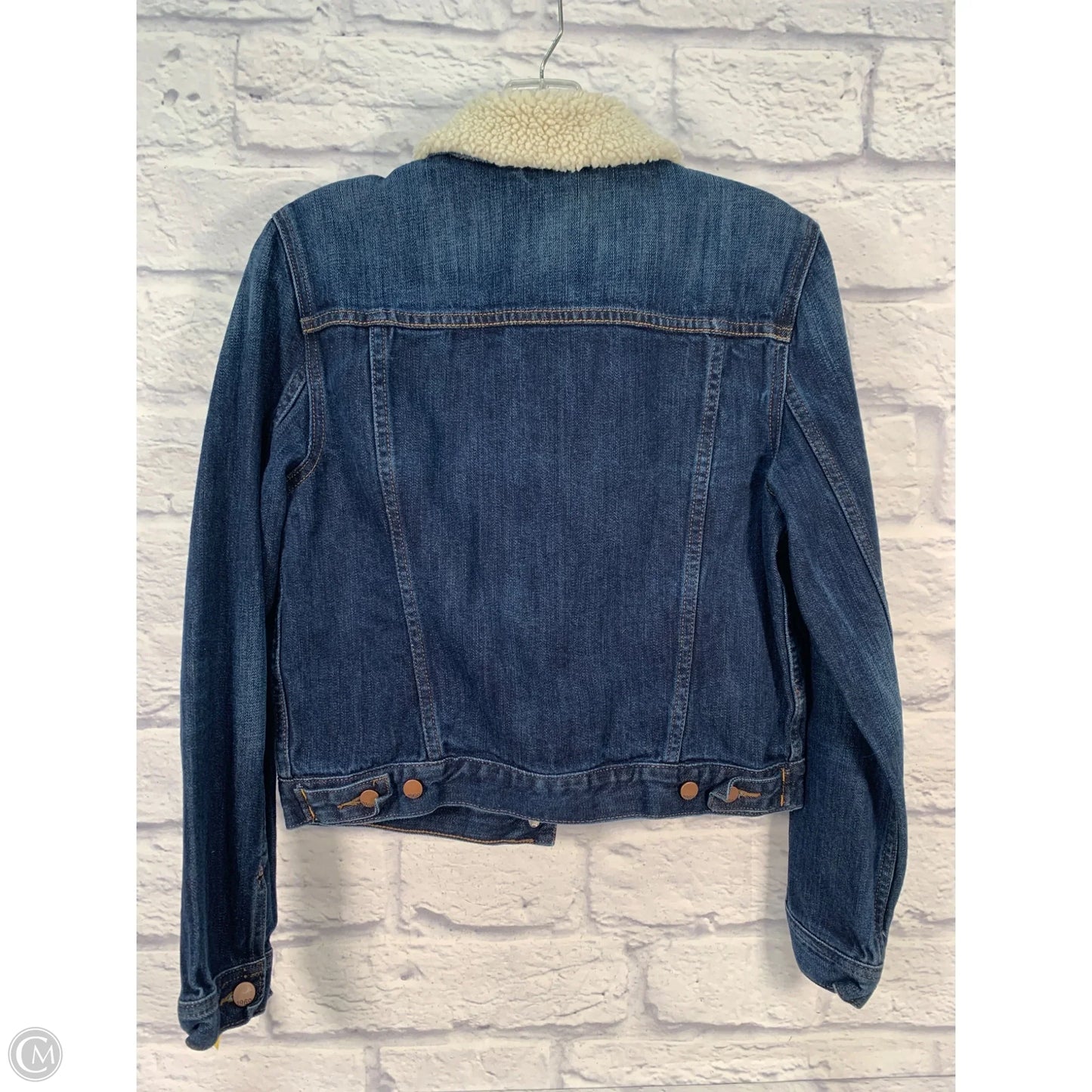 Jacket Denim By Gap In Blue Denim, Size: M