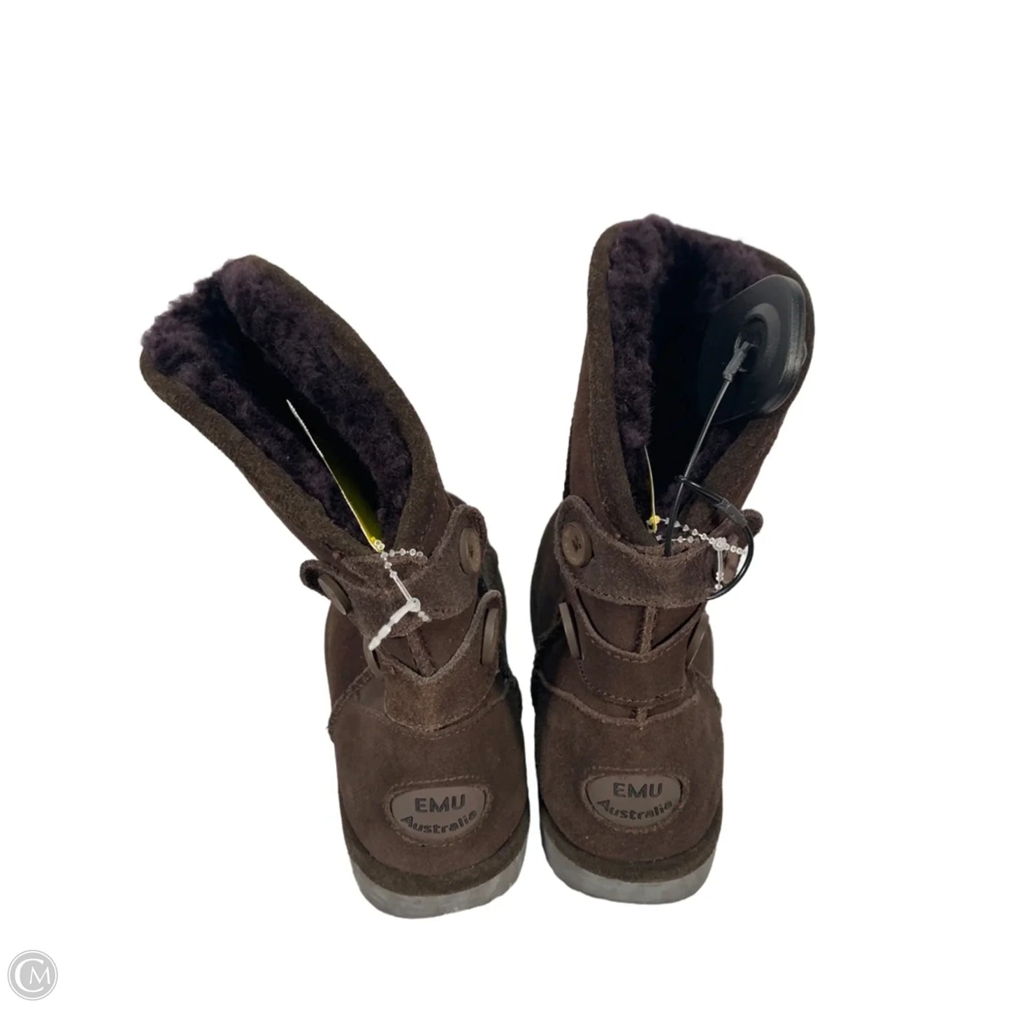 Boots Leather By Emu In Brown, Size: 6