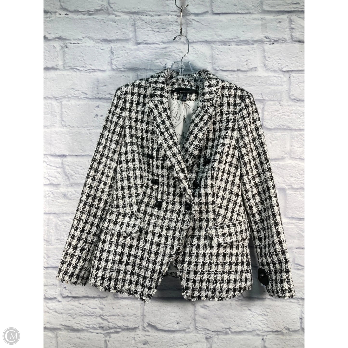 Blazer By White House Black Market In Black & White, Size: M
