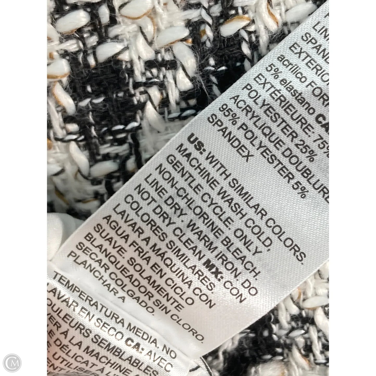 Blazer By White House Black Market In Black & White, Size: M