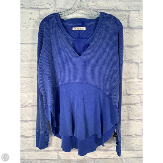 Top Long Sleeve By We The Free In Blue, Size: S