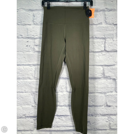 Athletic Leggings By Lululemon In Green, Size: S