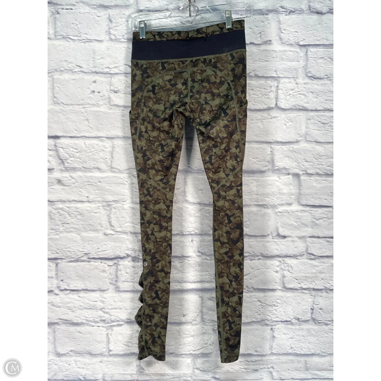 Athletic Leggings By Lululemon In Green, Size: S