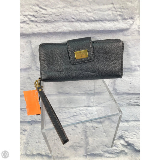 Wristlet Leather By Fossil, Size: Large