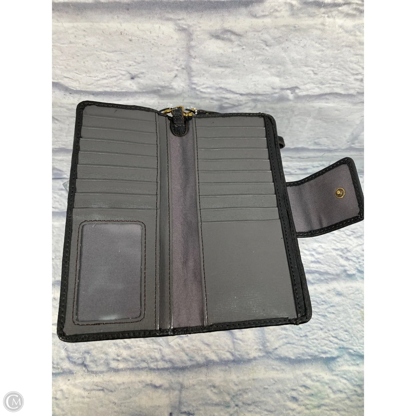 Wristlet Leather By Fossil, Size: Large