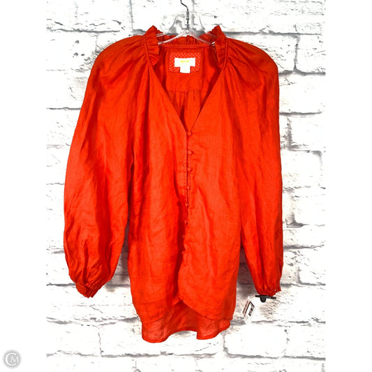 Tunic Long Sleeve By Maeve In Red, Size: Xs